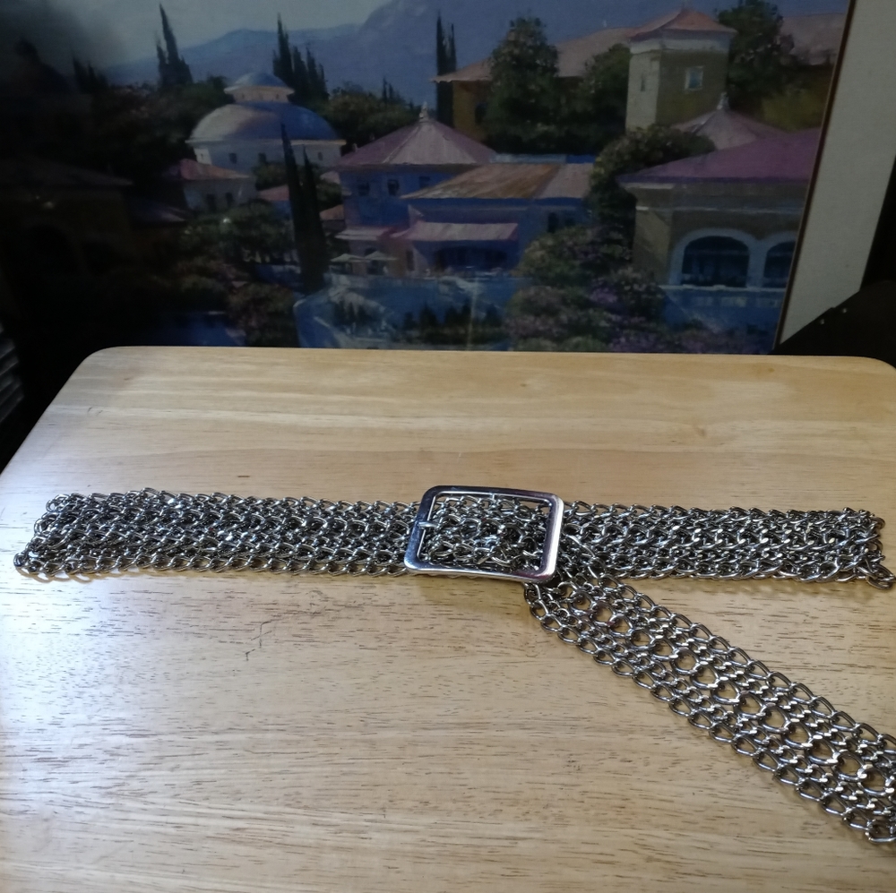 🏩 5 STRAND FASHION METAL BELT 🚣⛵ - Picture 3 of 16